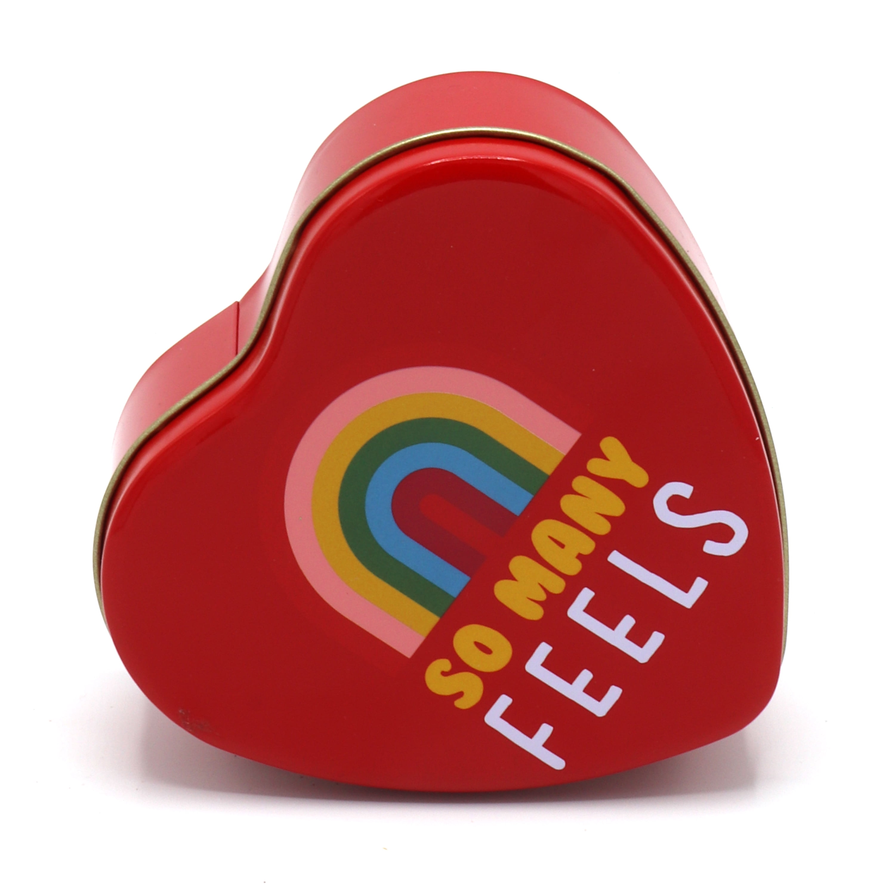 Gwen Studios Pink and Red Valentine's Day Heart-Shaped Gift Tin Boxes, 2 Styles