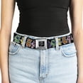 thumbnail image 5 of Grateful Dead Belt, Seatbelt Buckle Belt, Dancing Bears Black Multi Color, 34 to 52 Inches, 5 of 9