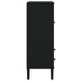 thumbnail image 5 of vidaXL Highboard SENJA Rattan Look Black 90x40x112cm Solid Wood Pine, 5 of 5