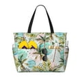 thumbnail image 1 of Disketp Watercolor Palm Tree Bolsa de Playa de Gran Capacidad, Bolso Impermeable y a Prueba de Arena para Mujer, Ideal para Playa, Piscina y Natación, 1 of 7