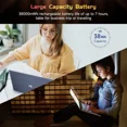 thumbnail image 7 of 15.6'' FHD IPS Laptop, 16GB RAM 1TB SSD, Intel Pentium Quad-Core N100 Processor, Type-C 65W PD Fast Charger, Win 11 Fingerprint Backlit Keyboard Wi-Fi 6 Student notebooks Silver, 7 of 7