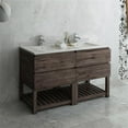 thumbnail image 2 of Fresca Fcb31-3030-Fs-U Formosa 60" Free Standing Double Basin Vanity Set - Acacia Wood /, 2 of 10