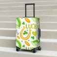 thumbnail image 5 of Yiaed St Patrick's Day1 Print Travel Luggage Cover Suitcase Protector Fits 18-32 Inch Luggage Wheel Covers Patterned Elastic Luggage Anti-scratch（No luggage）-Medium, 5 of 5