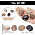 thumbnail image 3 of 200g Natural Sardonyx Agate Stone Natural Gemstone Palm Stone Thumb Worry Stone Tumbled Stone for Home Display Decoration Reiki Chakra, 3 of 9