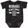 thumbnail image 3 of Inktastic Nebraska Awesome Since 1867 Boys or Girls Baby Bodysuit, 3 of 5