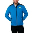 thumbnail image 4 of Men's Darius Rucker Collection by Fanatics Powder Blue Los Angeles Chargers Color Block Polar Fleece Full-Zip Jacket, 4 of 5