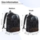 thumbnail image 2 of Disketp Gloomy Mansion Forest Scene print Canvas Backpack Lightweight Travel Daypack Student Rucksack Laptop Backpack-Small, 2 of 5