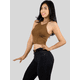 thumbnail image 4 of Blusas Mujer Casual Camiseta Dama Blusa Crop Top Strec UNITALLA, 4 of 5