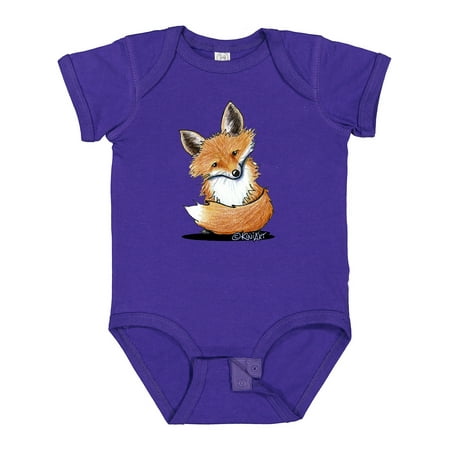 

Inktastic KiniArt Fox Gift Baby Boy or Baby Girl Bodysuit
