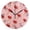 Black Needle, variant on 10" Artistic Round Wall Decorative Desk Clock Wall Clock Home Decor Red Heart-shaped Lollipops