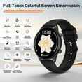 thumbnail image 4 of Smart Watches for Women and Men, Bluetooth Fitness Tracker,24/7 Heart Rate/Sleep Monitor/2 Straps,100+ Sports Modes, IP68 Waterproof Activity Tracker for Android/iPhone (Black), 4 of 11
