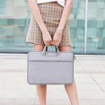 thumbnail image 3 of Laptop Sleeve Case - Convenient Trolley Bag Design For 13.3/14.1-15.4/15.6 Inch Laptops - Grey, 3 of 5
