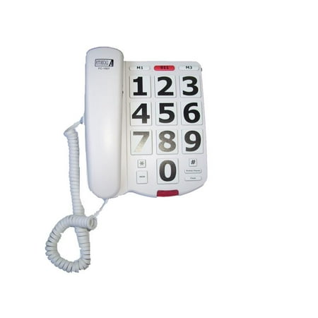 Future-Call FC-1507M Big Button Phone 40dB Handset (Best Big Button Phone For Elderly)