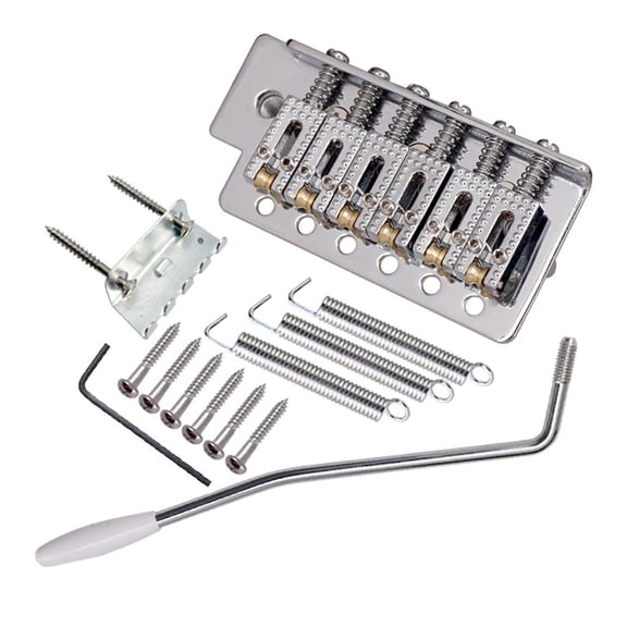 Puente de Trémolo de Sil de de Rodillo de Guitarra Eléctrica Barra Whammy para Accesorios de Piezas de Guitarra - Pteado, se describe Pta Sunnimix Guitar Tremolo Bridge System