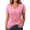 Watermelon Red, variant on JULMCOMO Breast Cancer Shirts for Women V Neck Floral Pink Ribbon Print Breast Cancer Awareness Loose Comfy Tshirts Casual Soft Graphic Tees Light pink M