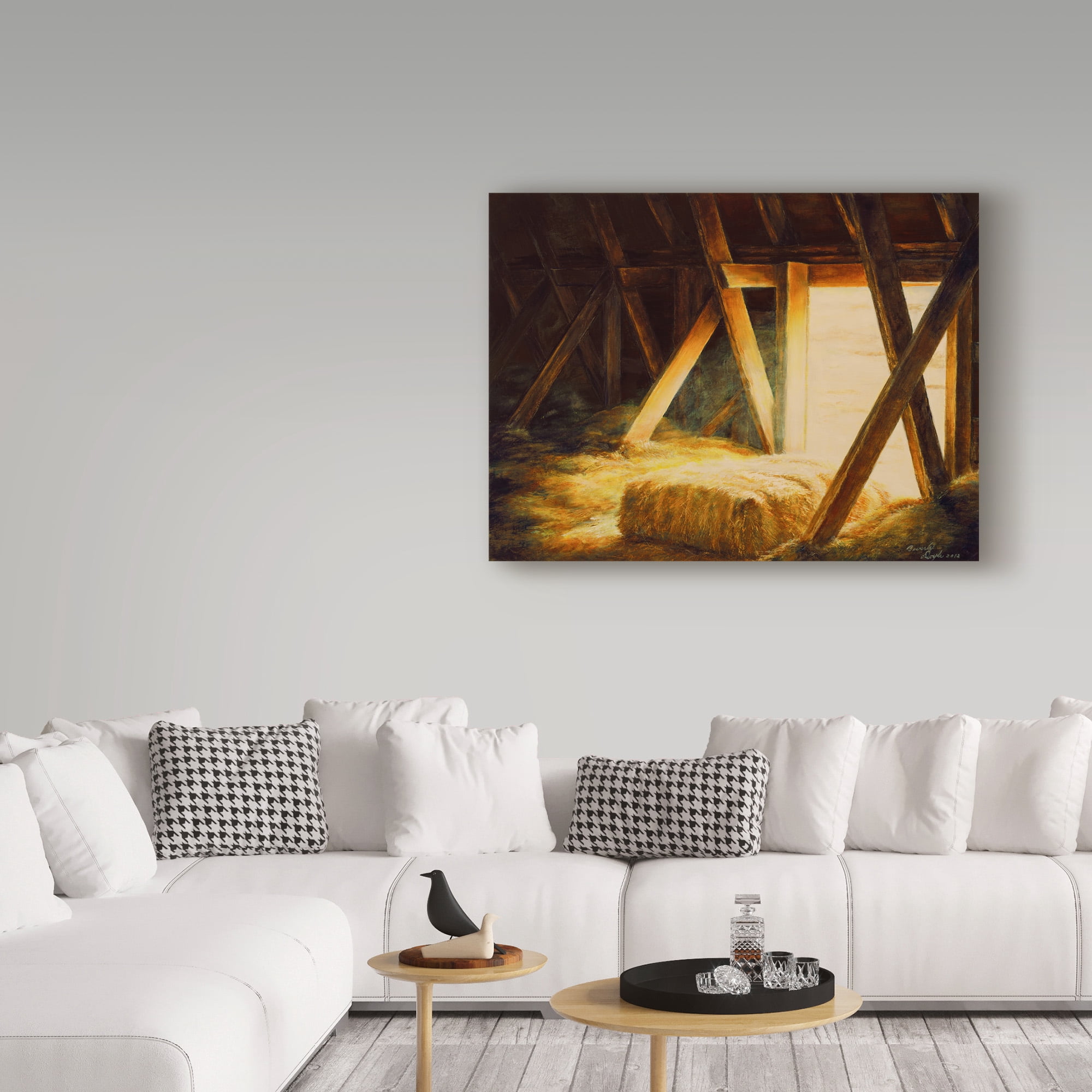 Trademark Fine Art 'Hay Loft' Canvas Art by Beverly Doyle