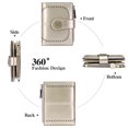 thumbnail image 4 of (2 pack) Sendefn Small Women Wallet Genuine Leather Bifold Purse RFID Blocking Card Holder, 4 of 8
