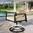 thumbnail image 4 of Sophia & William 4Pcs Outdoor Patio Dining Chairs Wicker Swivel Chairs with Metal Frame, Beige Cushion, 4 of 8