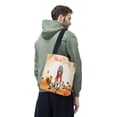 thumbnail image 3 of Happy Thanksgiving Afghan Hound with Turkey Pumpkins Autumn Vibes All Over Print 3D Canvas Tote Bag Dog Lover Reusable Handbag - 12018, 3 of 5