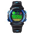 thumbnail image 1 of Montre de Sport Étanche pour Enfants Cadran Rond Affichage Numérique Rétroéclairage Alarme Montre-Bracelet, 1 of 7