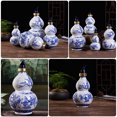thumbnail image 3 of Creative Gourd Designed Wine Bottle Liquor Container for Home Wine Empty Bottle, 3 of 8