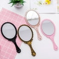 thumbnail image 4 of Beauty Makeup Mirrors Standing Makeup Handheld Mirror Vanity Mirror Vintage Oval-Shape BRONZE, 4 of 8