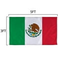 thumbnail image 3 of Vispronet 3ft x 5ft Mexico Flag, 20ft Flagpole, PVC Ground Insert, 3 of 9