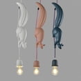 thumbnail image 3 of Naiovety Squirrel Pendant Ceiling Light Hanging Lamp Pink Study Loft Decoration Iluminación y accesorios, 3 of 6