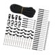 thumbnail image 4 of Kit de montaje para cubierta de kayak con presillas para cubierta, cordón elástico y gancho para cordón elástico para equipo, kit de almacenamiento pa, 4 of 8