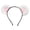 B, variant on EBCUE Bear Ears Headband Cute Plush Bear Ear Headbands Halloween Christmas Party Headwear Hair Accessories (One Size)