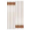 thumbnail image 5 of AME 12pcs 30" Carbon Arrows Spine 600 SP600 4'' Turkey Feather Archery Recurve Bow Tip Hunting, 5 of 7