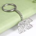 thumbnail image 3 of Stainless Steel Geometric Animal Keychain - Cute Origami Keyring for Animal Lovers at Uni, 3 of 4