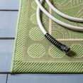 thumbnail image 3 of Safavieh Courtyard Cooper Botanical Indoor/Outdoor Runner Rug, Olive/Natural, 2'3" x 6'7", 3 of 8