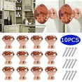 thumbnail image 2 of ODOMY 10Pcs Diamond Crystal Glass Clear Door Cabinet Drawer Knobs Handles Pulls, 2 of 16