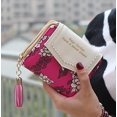thumbnail image 3 of Short Purse Lace Tassel Pendant Wallet Purse Pink Red, 3 of 5