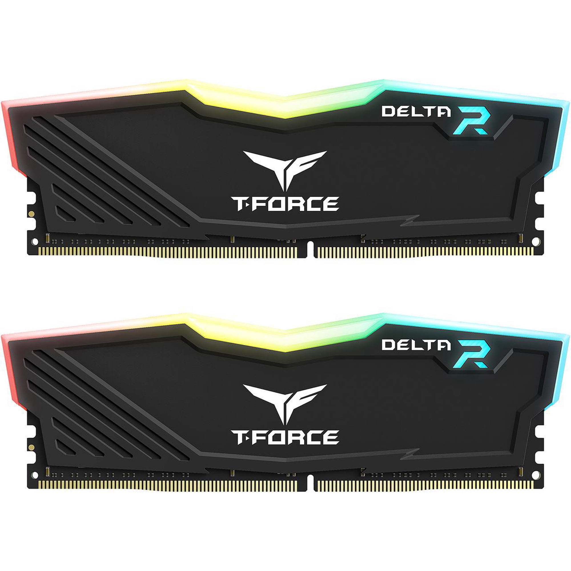Team T-Force Delta RGB 16GB (2 x 8GB) 288-Pin PC RAM DDR4 3200 (PC4 25600) Desktop Memory Model TF3D416G3200HC16FDC01