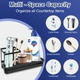 thumbnail image 6 of Toothbrush Holders for Bathroom, 4 Slots Carbon Steel Tooth Brushing Holder Electric Toothbrush Toothpaste Holder with Drainage, Bathroom Accessories Storage Tooth Brush Countertop Organization,Black, 6 of 7