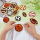 thumbnail image 4 of 18 parches de apliques de pelota deportiva, 9 estilos, bordados, para béisbol, baloncesto, voleibol, fútbol, ​​termoadhesivos, bordados., 4 of 7