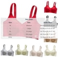 thumbnail image 2 of Turilly Bras Womens V Neck Wireless Bra With Thin Straps Seamless Plus Size Support Everyday Bras, 2 of 5