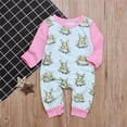 thumbnail image 3 of Mrzhqd Toddler Girls Bodysuits Print Outfits Months Boys Bunny Romper Jumpsuit Rabbit 1Pieces Girls 018 Playsuit Clothes Easter Baby Girls Romper&Jumpsuit For 12-18 Months, 3 of 9