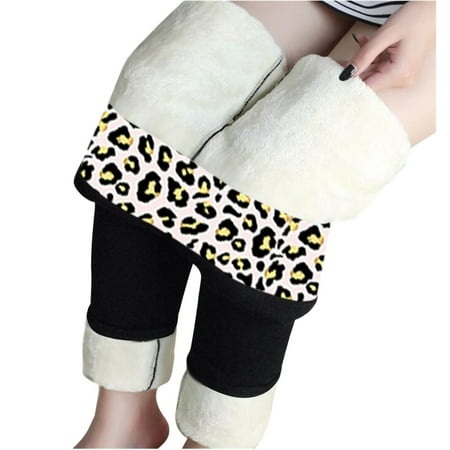 

Leggings for Women Womens Jeans Trendy Casual Women Printed Span Womens High Waist Keep Warm Leggings Pants Maternity Leggings Bell Bottom Jeans for Women Clearance Black M