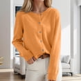 thumbnail image 5 of Wutalume Women's Solid Color Long Sleeve Mid Length Cardigan Top Jacket, Lightweight Open Front Layer, Versatile Cover Up for Indoor and Outdoor,Earthy Yellow L, 5 of 7