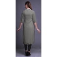 thumbnail image 4 of Bimba Printed Button Down Straight Tunic Dresses For Women Kurti Medium, 4 of 6
