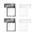 thumbnail image 3 of EcoNesxp Rouleau de Douche en Alliage de zinc Diamètre 23 mm Rouleau de Douche en Alliage de zinc Pièce Rouleau Supérieur et Inférieur double Rouleau mm 23 mm 2 Pcs Rouleau Supérieur et Inférieur, 3 of 5