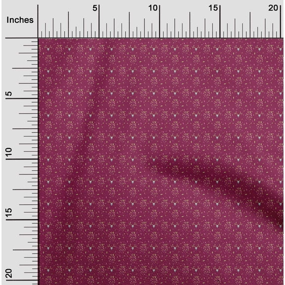 oneOone Cotton Cambric Fabric Leaves & Skull Animal Print Fabric BTY 56 Inch Wide
