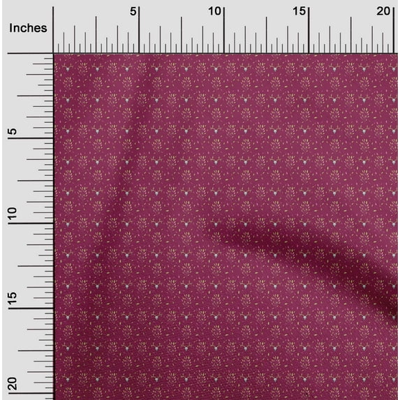 oneOone Cotton Poplin Fabric Leaves & Skull Animal Decor Fabric Printed BTY 42 Inch Wide