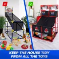 thumbnail image 2 of Juego Baloncesto Canasta Para Niños Aros Doble Tiro Infantil, 2 of 5