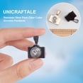 thumbnail image 2 of 1Box 4Pcs 2 Colors Camera Pendants Retro Rock Punk Camera Charm 19.5 mm Stainless Steel Pave Clear Cubic Zirconia Pendants Photographer Gifts Travel Charm 5x10mm Hole, 2 of 7