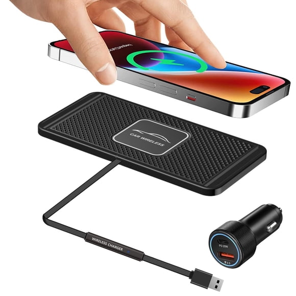Base de carga inalámbrica Qi Fast Charge para iPhone Samsung