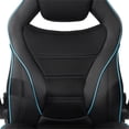 thumbnail image 4 of Xeno Chaise de Gaming en Similicuir Noir et Bleu, 4 of 7